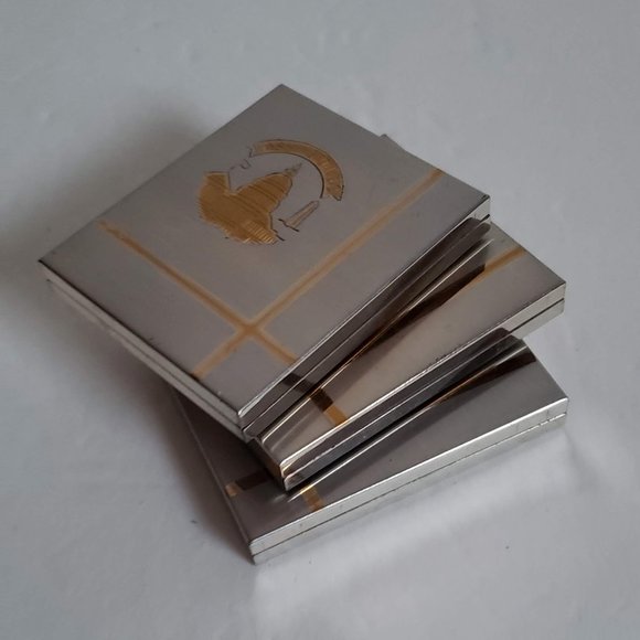 Lot 3pcs Hinged Metal Boxes Cases Holder - Picture 2 of 9